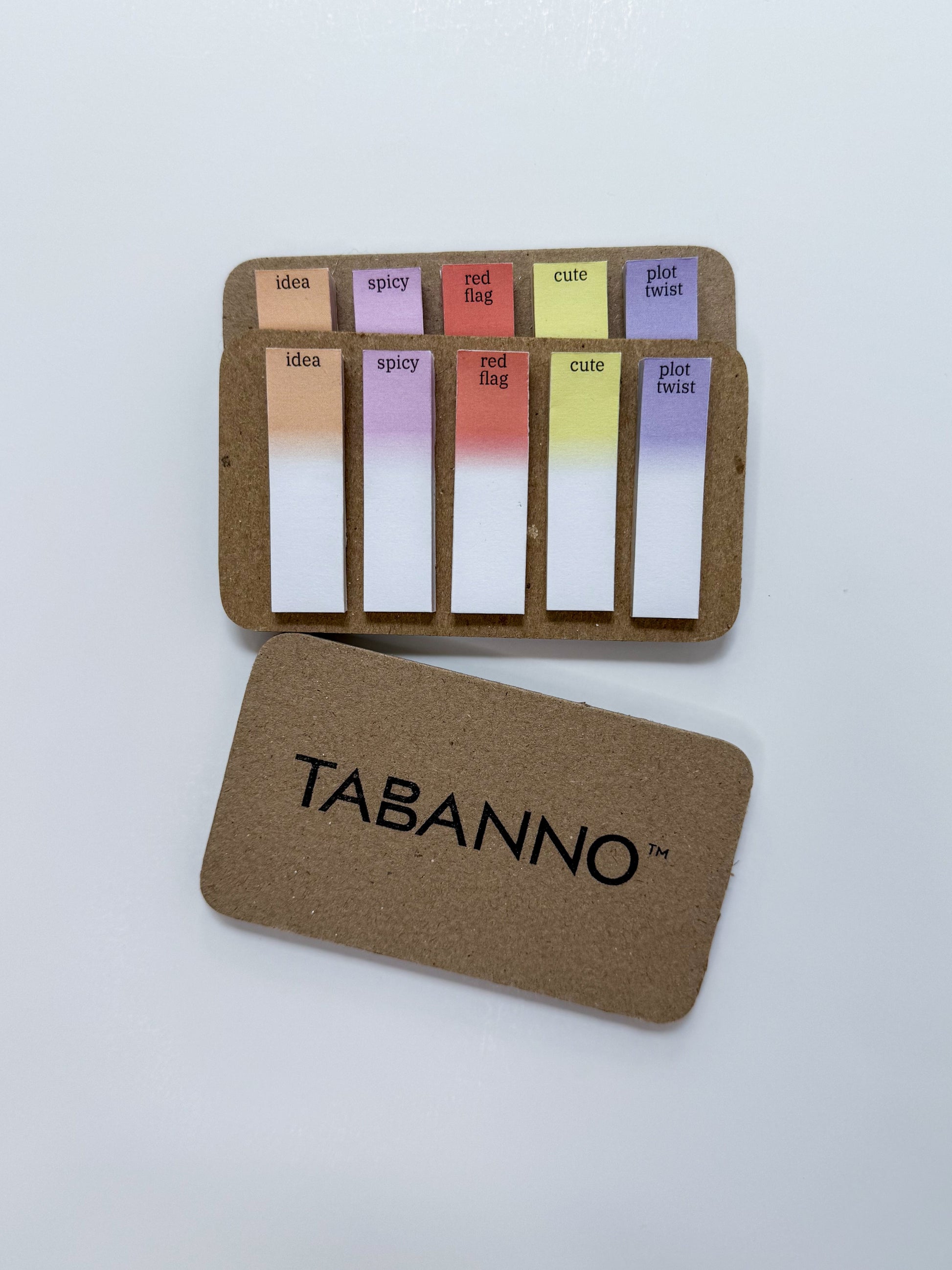Cheeky Tabanno™ tabs on a white background - set of 3
