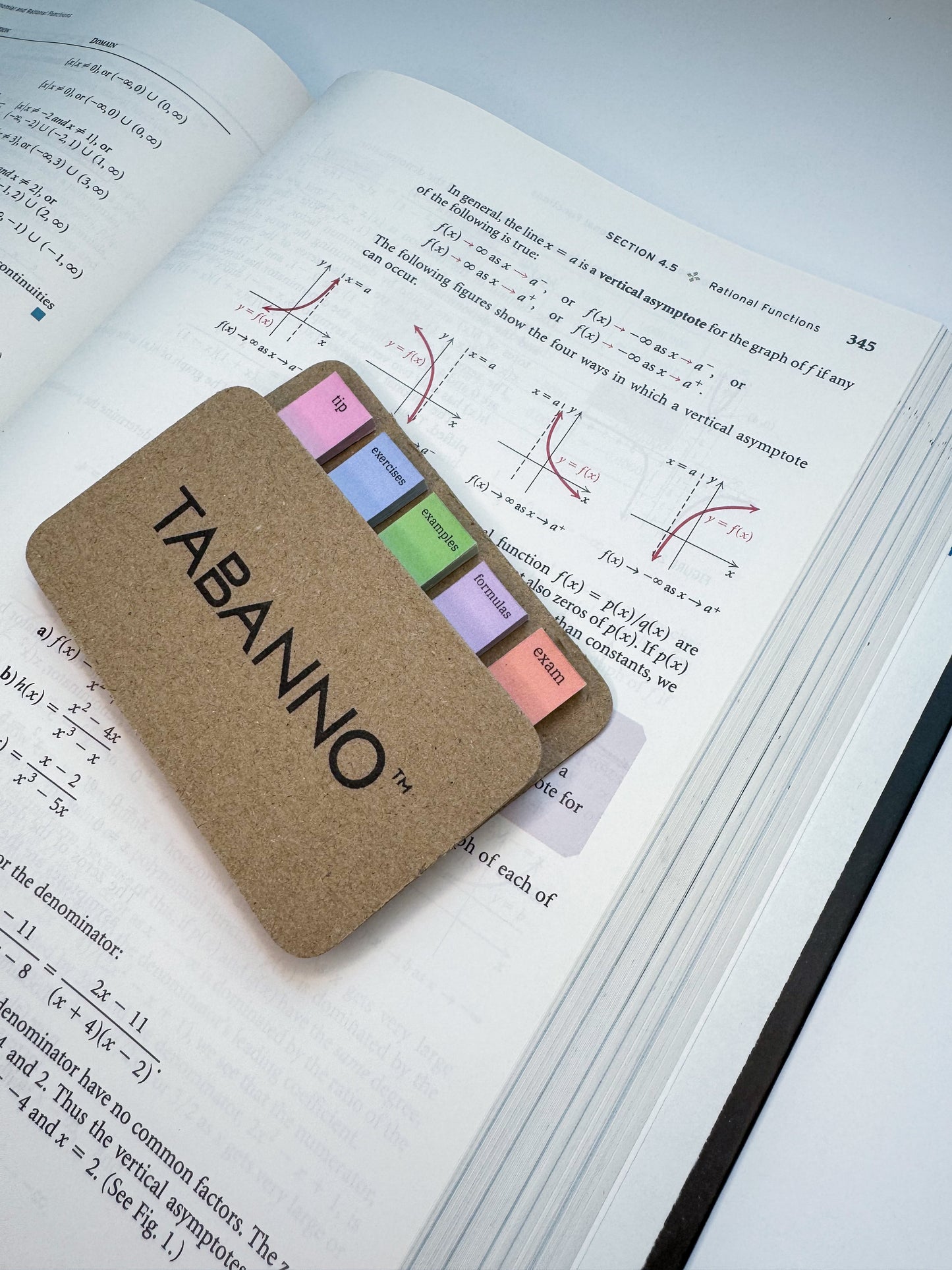 Tabanno™ Tabs for Math Nerds