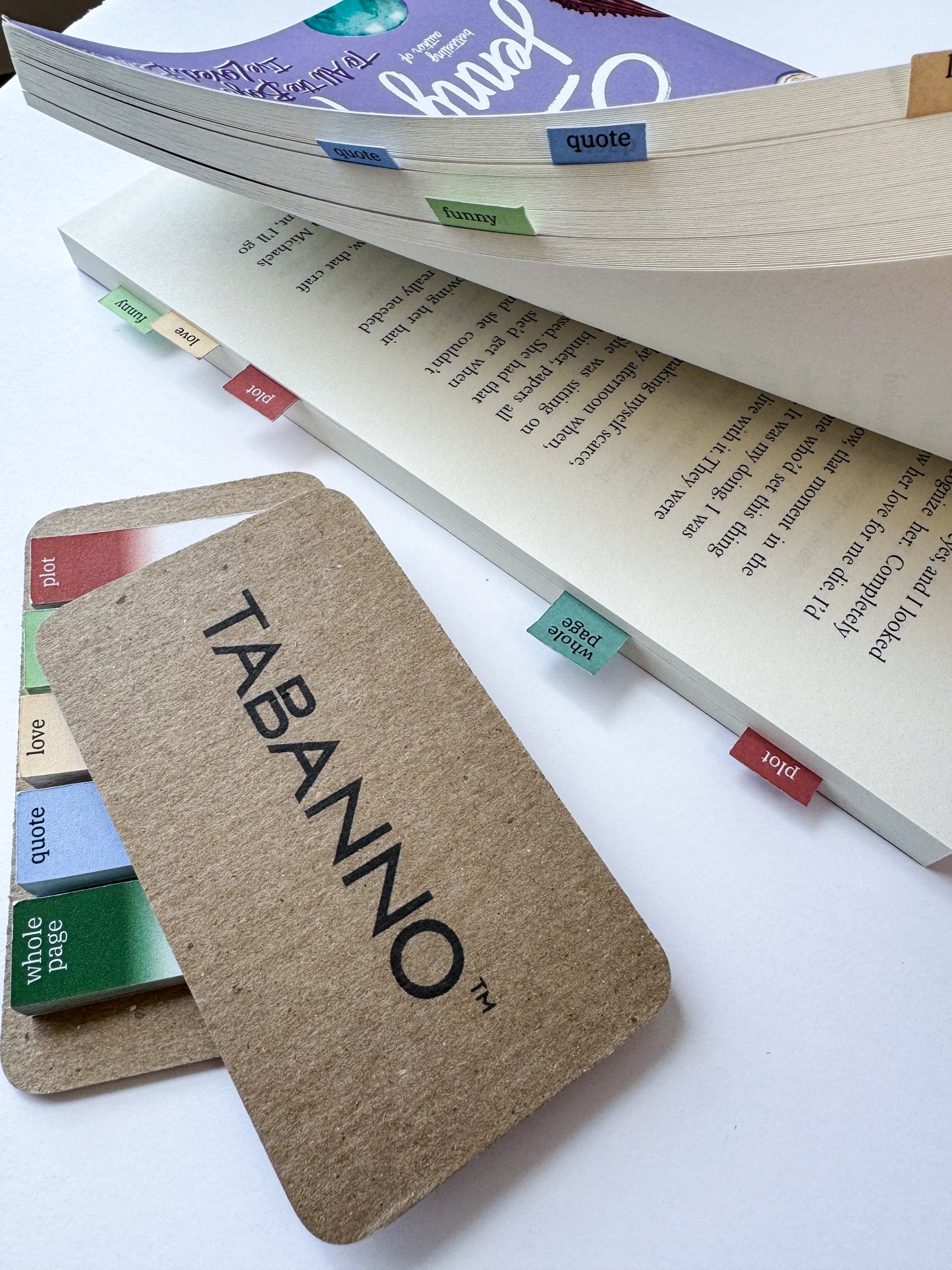 Tabanno™ Tabs for Fiction Readers